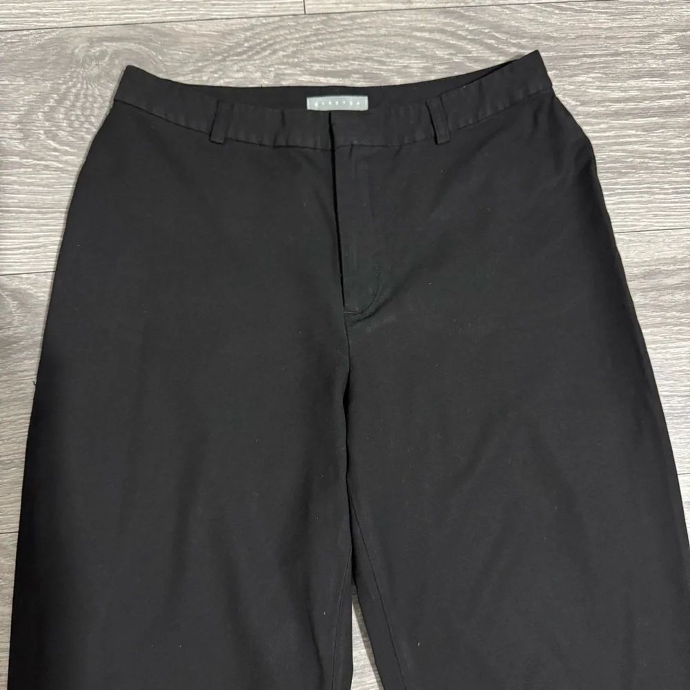 Old Navy Collection Women Black Stretch Office Business Casual Straight Pants 4L